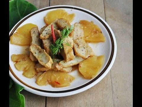 Cách kho chả cá ngon với dứa tạo nên hương vị đậm đà, chua ngọt, hấp dẫn